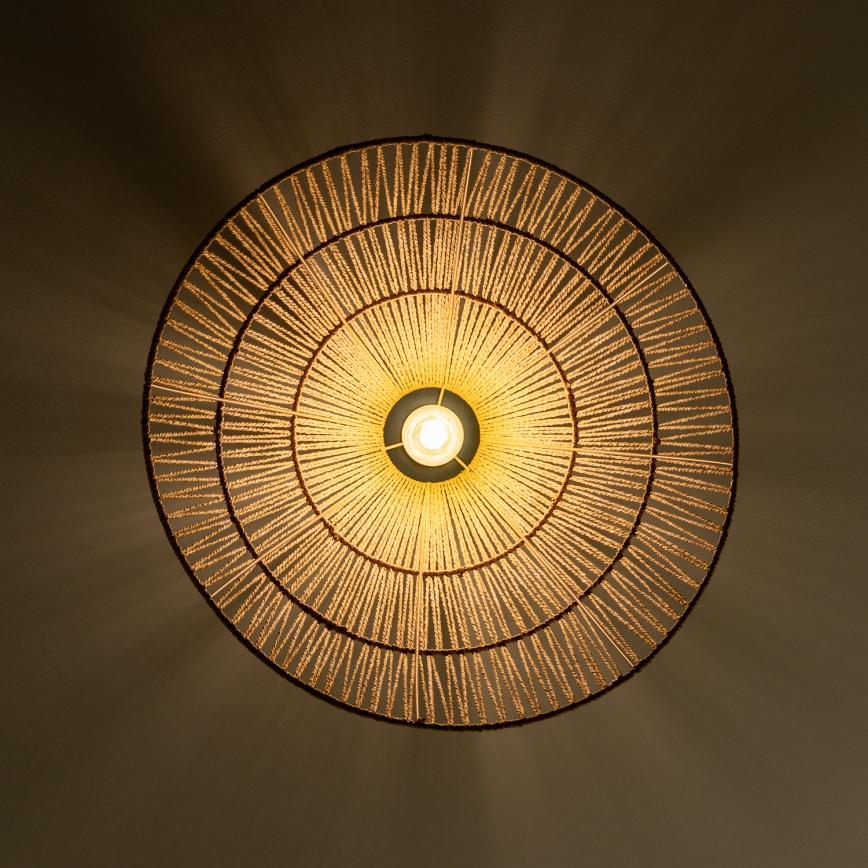 Brilagi - Lámpara de techo LED de superficie CERIA BOHO 1xE27/40W/230V Ø 50 cm marrón