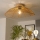 Brilagi - Lámpara de techo LED de superficie CERIA BOHO 1xE27/40W/230V Ø 70 cm marrón/roble
