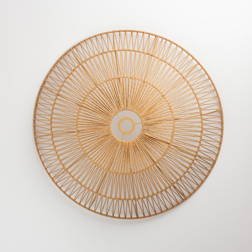 Brilagi - Lámpara de techo LED de superficie CERIA BOHO 1xE27/40W/230V Ø 70 cm marrón/roble