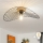 Brilagi - Lámpara de techo LED de superficie CERIA WIRE 1xE27/40W/230V 40x56 cm negro/roble