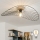 Brilagi - Lámpara de techo LED de superficie CERIA WIRE 1xE27/40W/230V 60x80 cm negro/roble