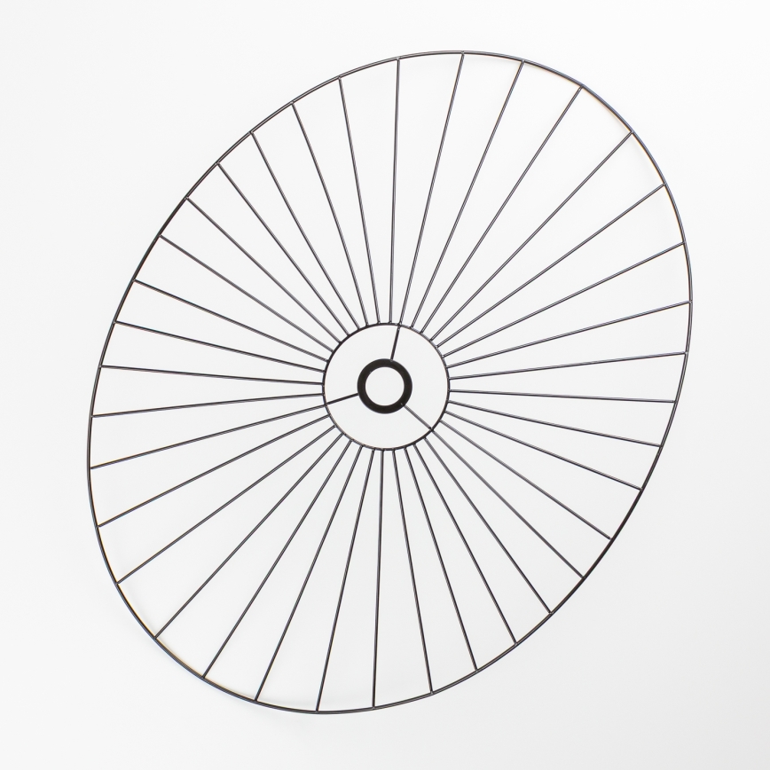 Brilagi - Lámpara de techo LED de superficie CERIA WIRE 1xE27/40W/230V 60x80 cm negro/roble