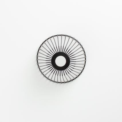 Brilagi - Lámpara de techo LED de superficie CERIA WIRE 1xE27/40W/230V Ø 21 cm acabado negro/roble