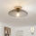 Brilagi - Lámpara de techo LED de superficie CERIA WIRE 1xE27/40W/230V Ø 38 cm negro/roble
