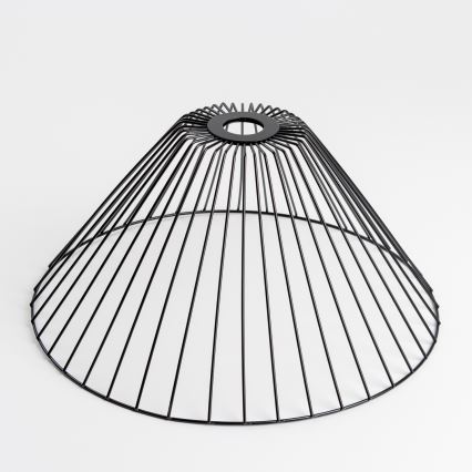 Brilagi - Lámpara de techo LED de superficie CERIA WIRE 1xE27/40W/230V Ø 45 cm negro/roble