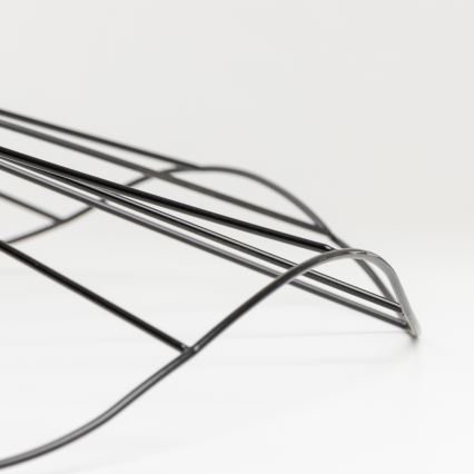 Brilagi - Lámpara de techo LED de superficie CERIA WIRE, 1xE27/40W/230V, Ø 80 cm, negro/roble
