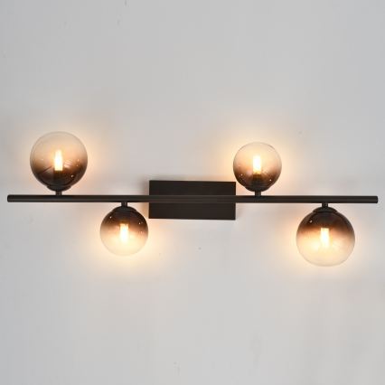Brilagi - Lámpara de techo LED de superficie MILLA 4xG9/3W/230V marrón/marrón ahumado