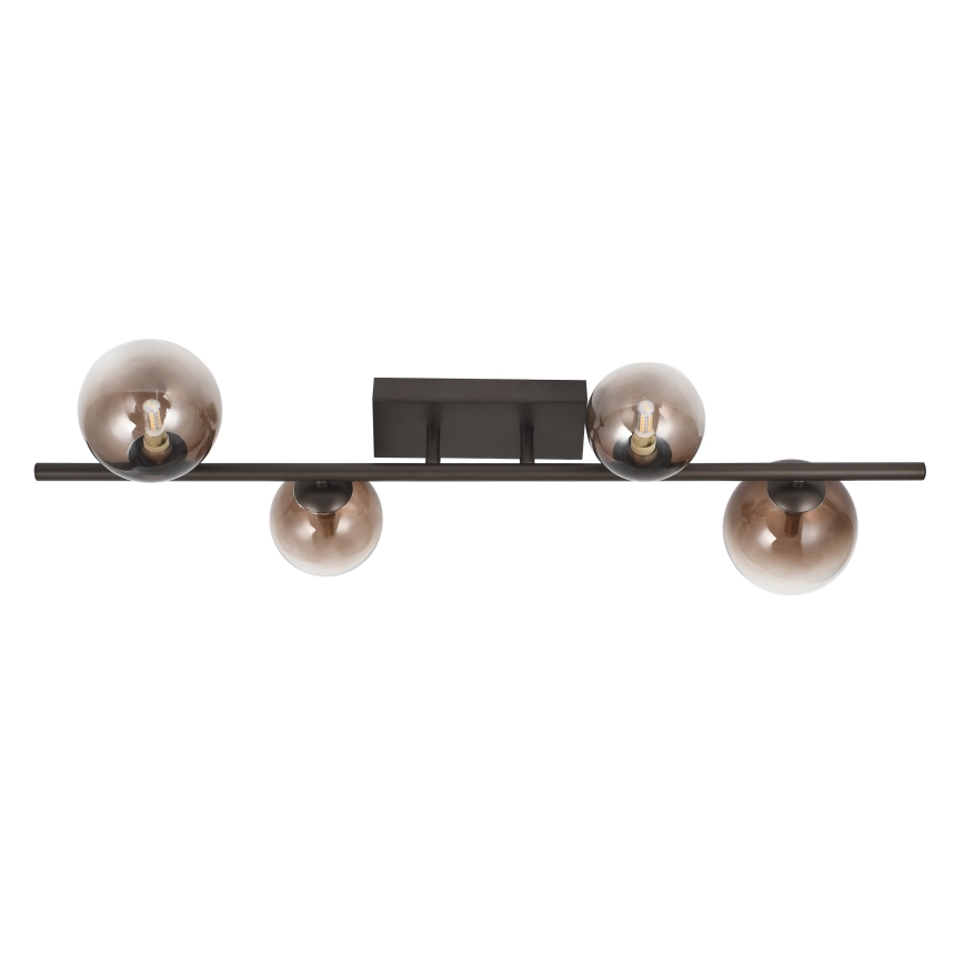 Brilagi - Lámpara de techo LED de superficie MILLA 4xG9/3W/230V marrón/marrón ahumado