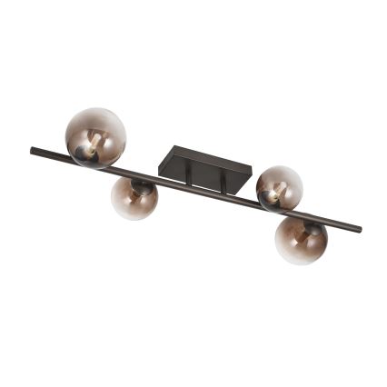 Brilagi - Lámpara de techo LED de superficie MILLA 4xG9/3W/230V marrón/marrón ahumado