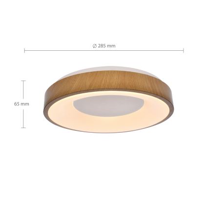 Brilagi - Lámpara de techo LED DORIA LED/24W/230V Ø 28,5 cm