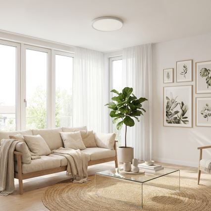 BRILAGI - Plafón LED ESTELA LED/18W/230V Ø 30 cm blanco
