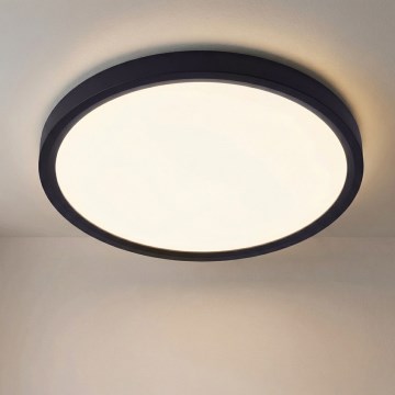 Brilagi - Lámpara de techo LED ESTELA LED/18W/230V diám. 30 cm negra