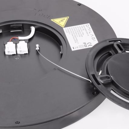 Brilagi - Lámpara de techo LED ESTELA LED/18W/230V diám. 30 cm negra