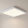 Brilagi - Lámpara de techo LED ESTELA SQUARE LED/24W/230V 31x31 cm blanca