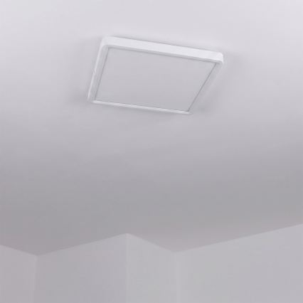 Brilagi - Lámpara de techo LED ESTELA SQUARE LED/24W/230V 31x31 cm blanca