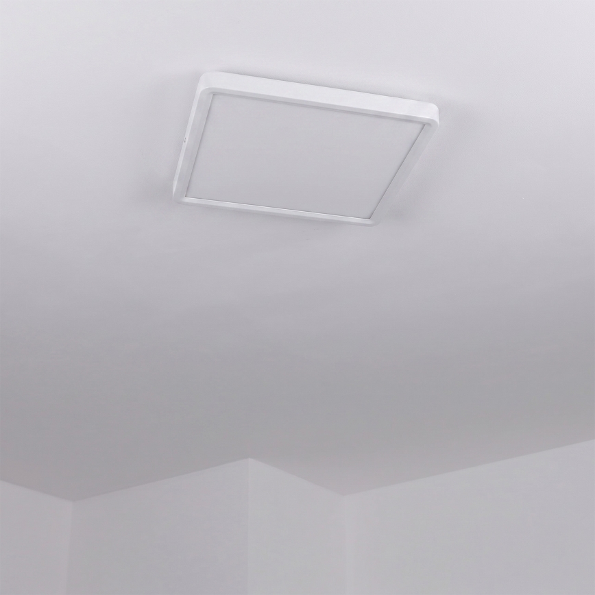 Brilagi - Lámpara de techo LED ESTELA SQUARE LED/24W/230V 31x31 cm blanca
