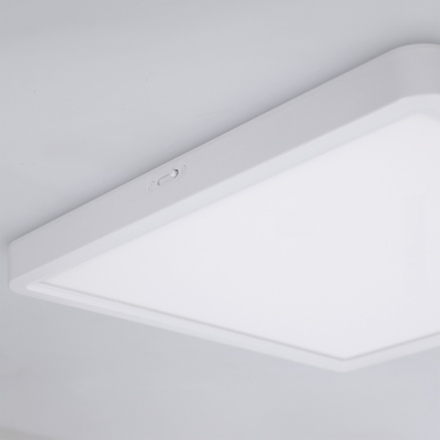 Brilagi - Lámpara de techo LED ESTELA SQUARE LED/24W/230V 31x31 cm blanca