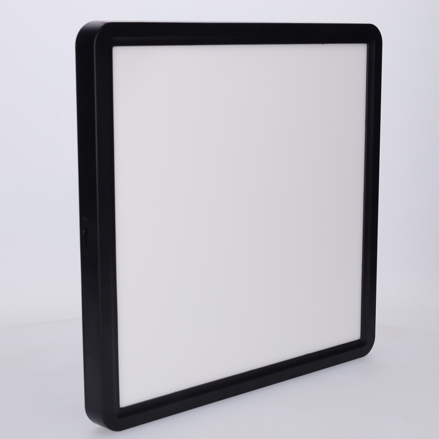 Brilagi - Lámpara de techo LED ESTELA SQUARE LED/24W/230V 31x31 cm negra