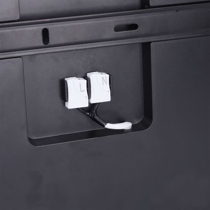 Brilagi - Lámpara de techo LED ESTELA SQUARE LED/24W/230V 31x31 cm negra