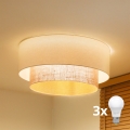 Brilagi - Lámpara de techo LED Estilo BOHO 3xE27/15W/230V Ø 60 cm