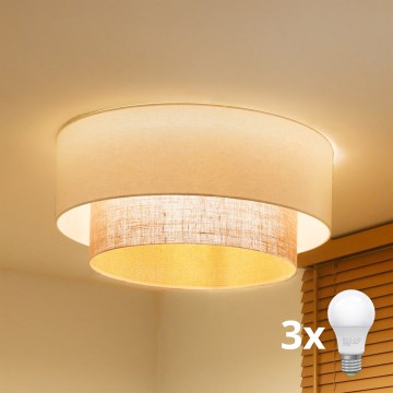 BRILAGI - Lámpara de techo LED Estilo BOHO 3xE27/15W/230V Ø 60 cm