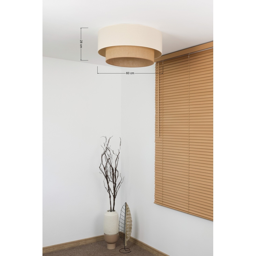 BRILAGI - Lámpara de techo LED Estilo BOHO 3xE27/15W/230V Ø 60 cm