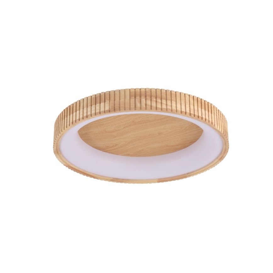 BRILAGI - Lámpara de techo LED FALCON WOOD MODERN LED/40W/230V 3000/4000/6000K, diámetro 60 cm, madera