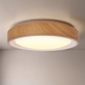 BRILAGI - Lámpara de techo LED FLOCO LED/24W/230V, diámetro 30 cm, acabado madera/blanco