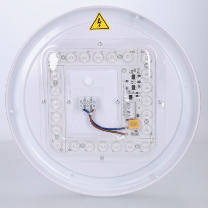 Brilagi - Lámpara de techo LED FLOCO LED/24W/230V, diámetro 30 cm, acabado madera/blanco