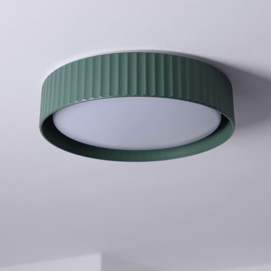 BRILAGI - Lámpara de techo LED LUCIA, 24 W, 230 V, Ø 31 cm, color verde