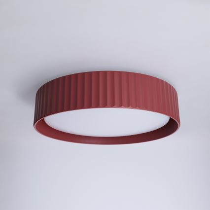 BRILAGI - Lámpara de techo LED LUCIA LED/24W/230V Ø 31 cm roja