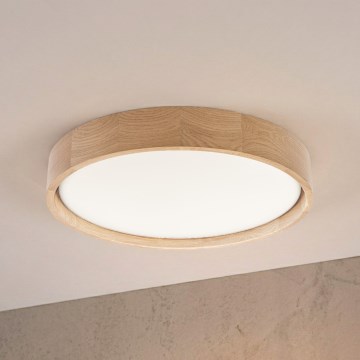 BRILAGI - Lámpara de techo LED MANAROLA PLAIN LED/24W/230V 3000K Ø 41 cm roble