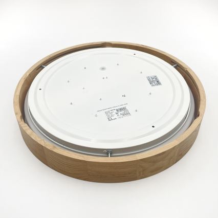 BRILAGI - Lámpara de techo LED MANAROLA PLAIN LED/24W/230V 3000K Ø 41 cm roble