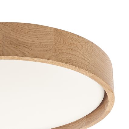 BRILAGI - Lámpara de techo LED MANAROLA PLAIN LED/24W/230V 3000K Ø 41 cm roble