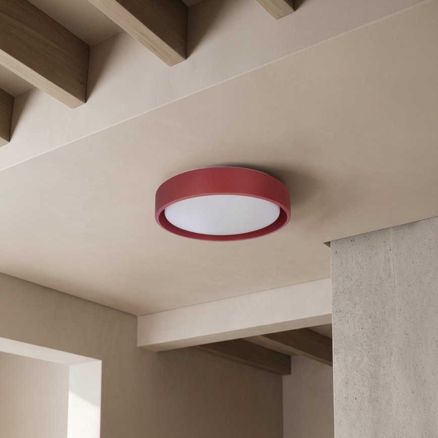 Brilagi - Lámpara de techo LED MATTEO LED/24W/230V, diámetro 31 cm, roja
