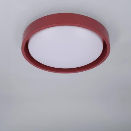 Brilagi - Lámpara de techo LED MATTEO LED/24W/230V, diámetro 31 cm, roja