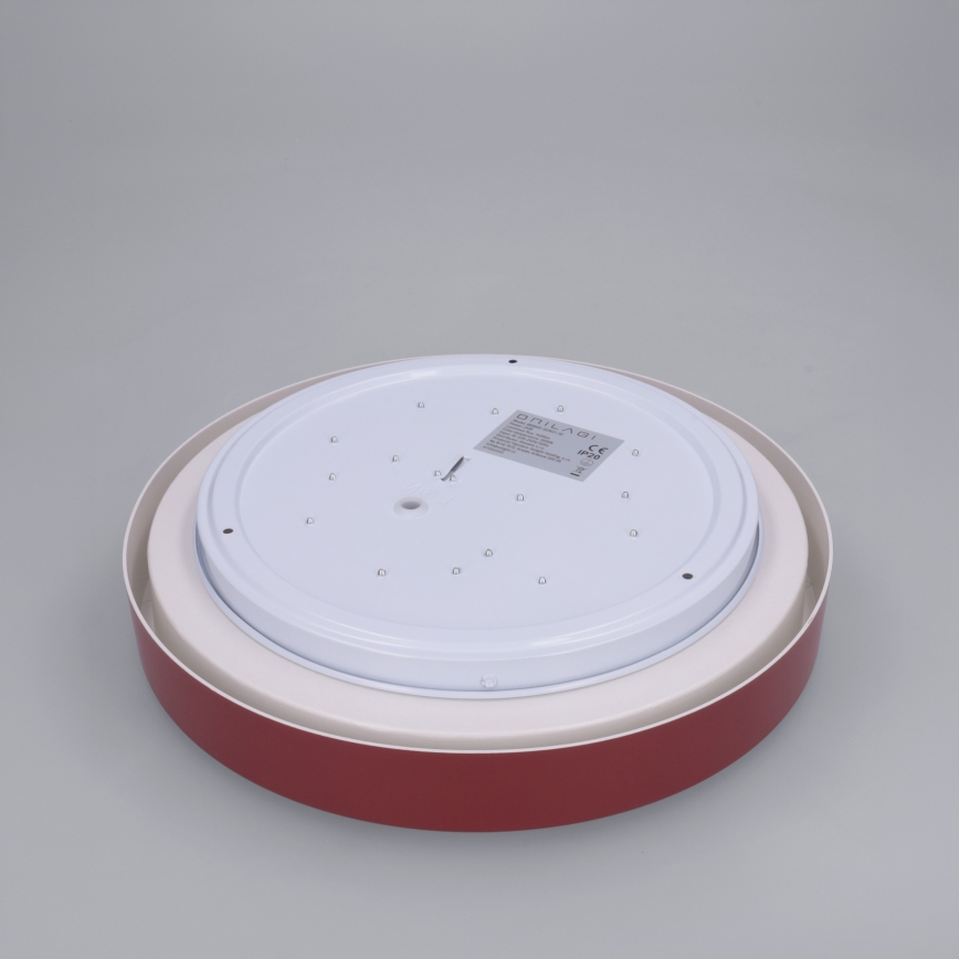 Brilagi - Lámpara de techo LED MATTEO LED/24W/230V, diámetro 31 cm, roja