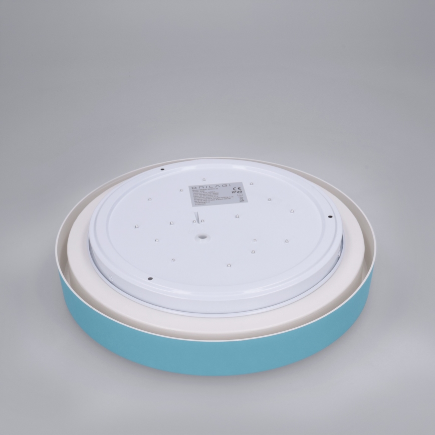 Brilagi - Lámpara de techo LED MATTEO LED/24W/230V, diámetro 31 cm, turquesa