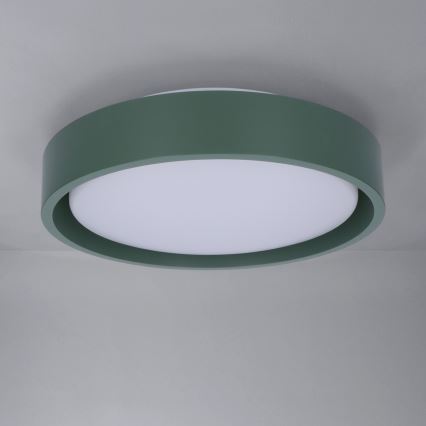 Brilagi - Lámpara de techo LED MATTEO LED/24W/230V Ø 31 cm, verde