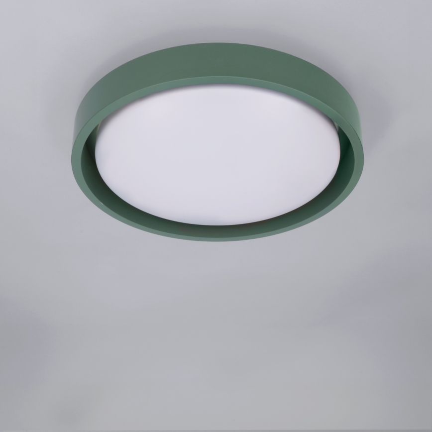 Brilagi - Lámpara de techo LED MATTEO LED/24W/230V Ø 31 cm, verde
