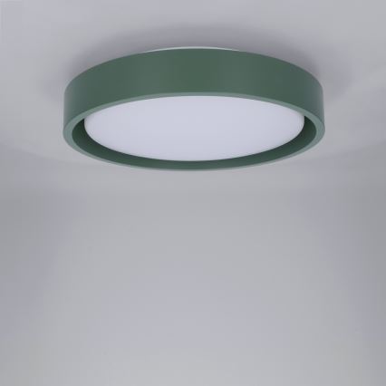 Brilagi - Lámpara de techo LED MATTEO LED/24W/230V Ø 31 cm, verde