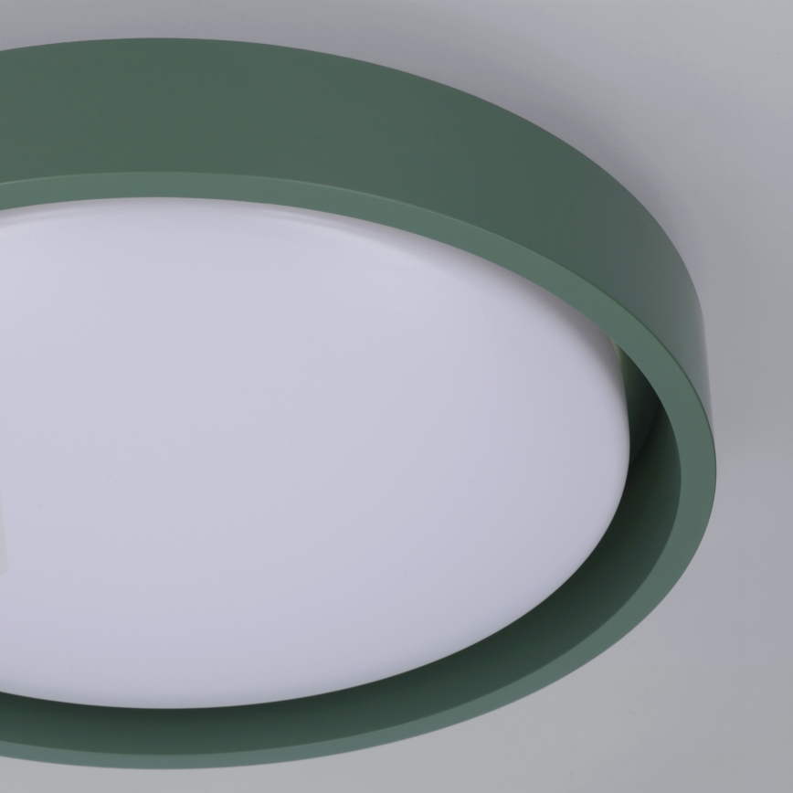Brilagi - Lámpara de techo LED MATTEO LED/24W/230V Ø 31 cm, verde