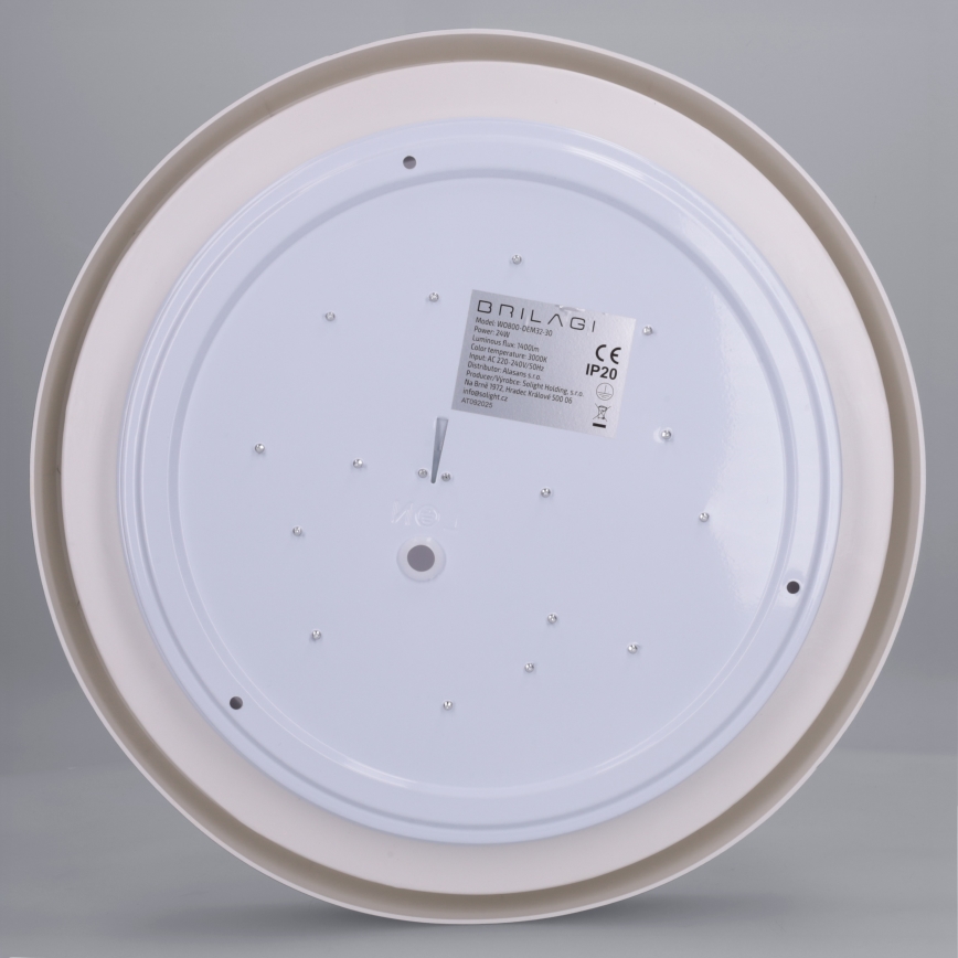 Brilagi - Lámpara de techo LED MATTEO LED/24W/230V Ø 31 cm, verde