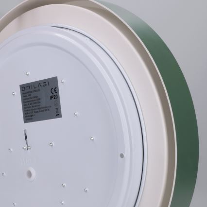 Brilagi - Lámpara de techo LED MATTEO LED/24W/230V Ø 31 cm, verde