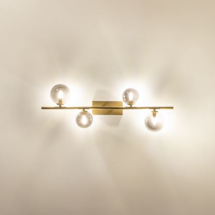Brilagi - Lámpara de techo LED MILLA 4xG9/3W/230V dorado/ahumado
