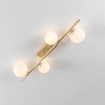 Brilagi - Lámpara de techo LED MILLA 4xG9/3W/230V dorado/blanco