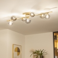 Brilagi - Lámpara de techo LED MILLA 7xG9/3W/230V dorado/ahumado