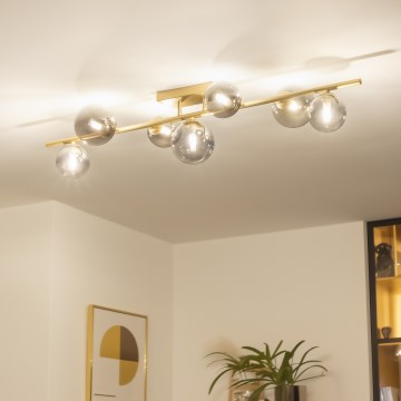 Brilagi - Lámpara de techo LED MILLA 7xG9/3W/230V dorado/ahumado