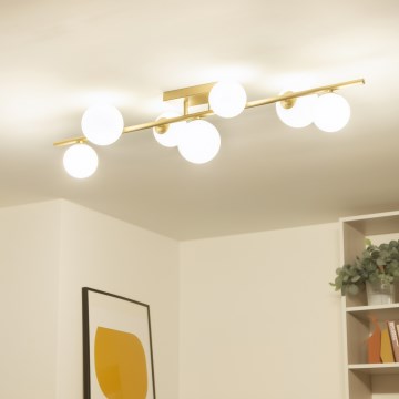 Brilagi - Lámpara de techo LED MILLA 7xG9/3W/230V dorado/blanco