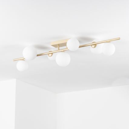 Brilagi - Lámpara de techo LED MILLA 7xG9/3W/230V dorado/blanco